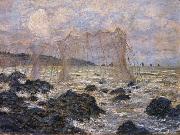Claude Monet Fishing Nets at Pouruille Spain oil painting artist